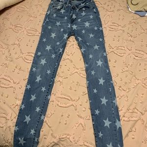 super cute star blue jeans from judy blue